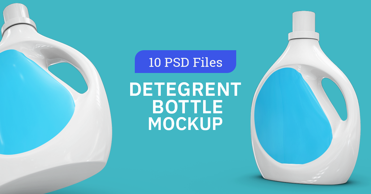 Detergent Bottle Mock-up - MakiPlace