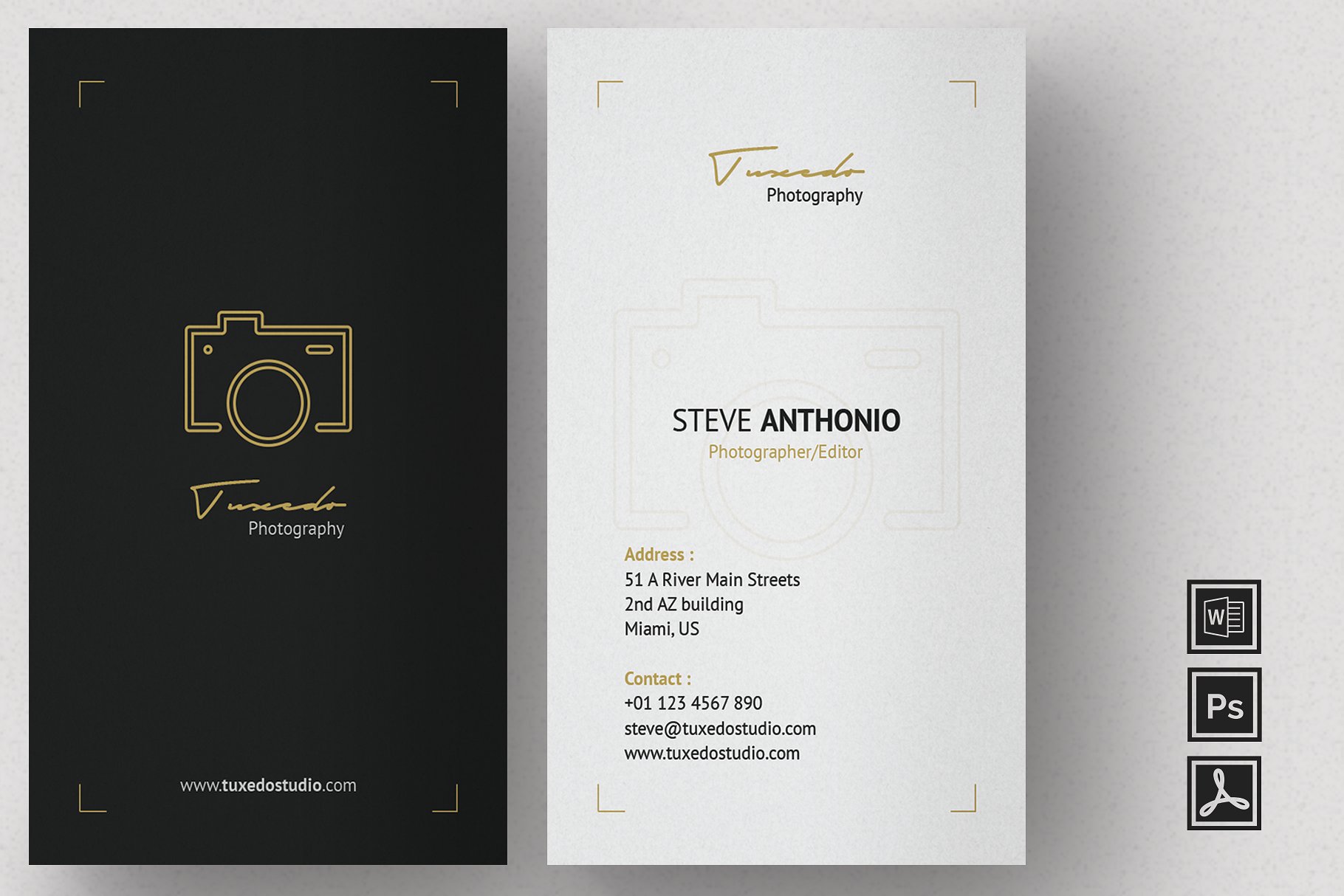 Minimalist Business Card Vol 02 – MakiPlace