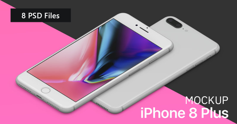 Download iPhone 8 Plus Mock-up Vol 4 - MakiPlace