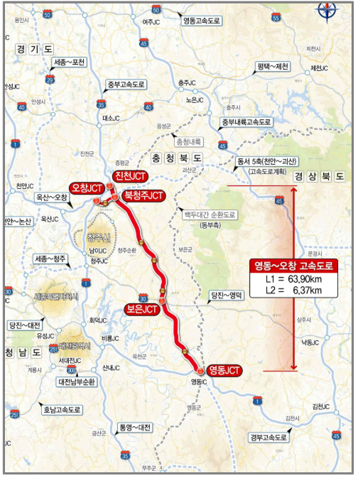포스코이앤씨 제안 영동오창민자고속道 사업 탄력