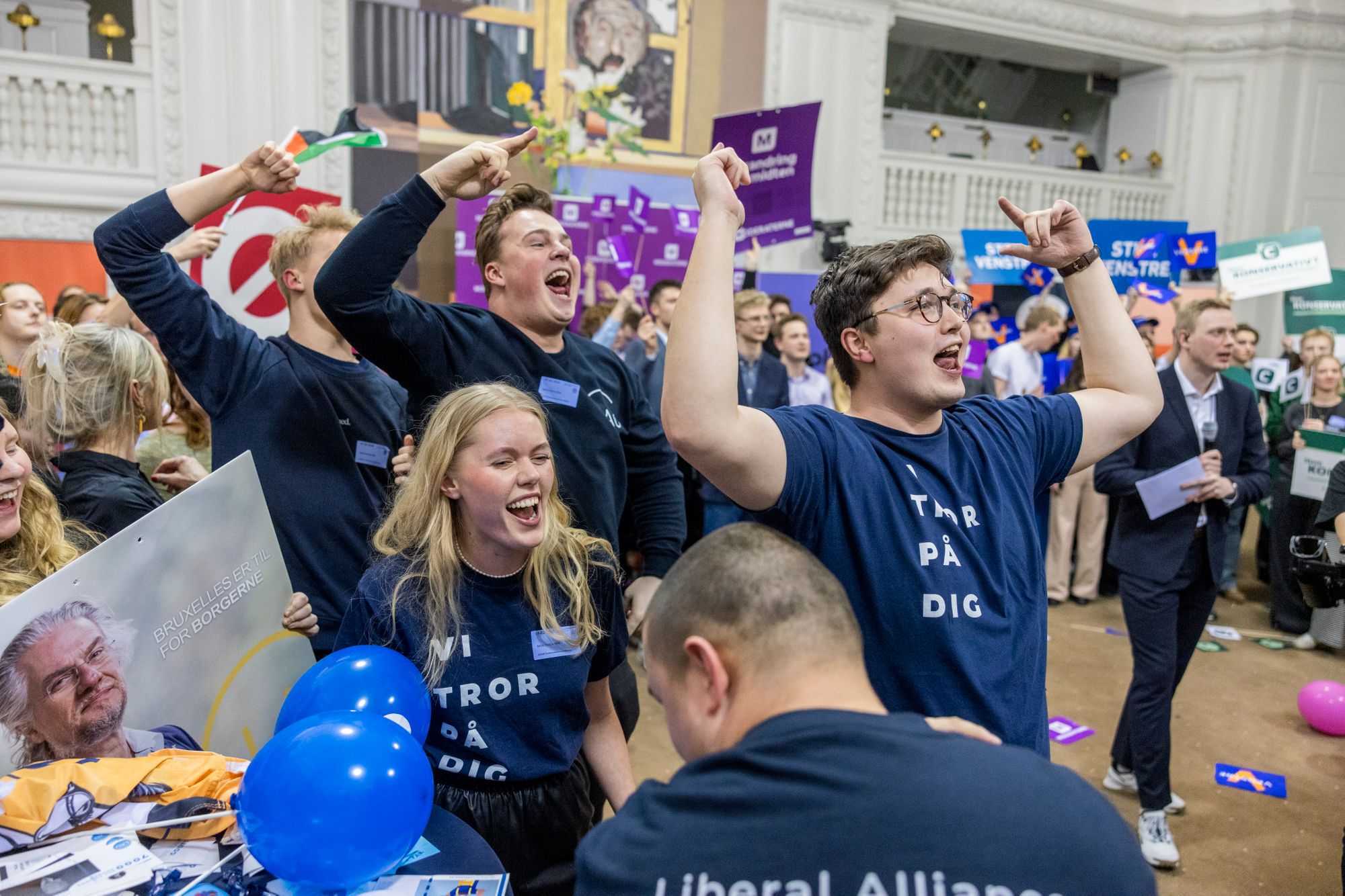덴마크 청소년 1/3은 '우클릭'…2024년 학교 선거 자유연합당 대승