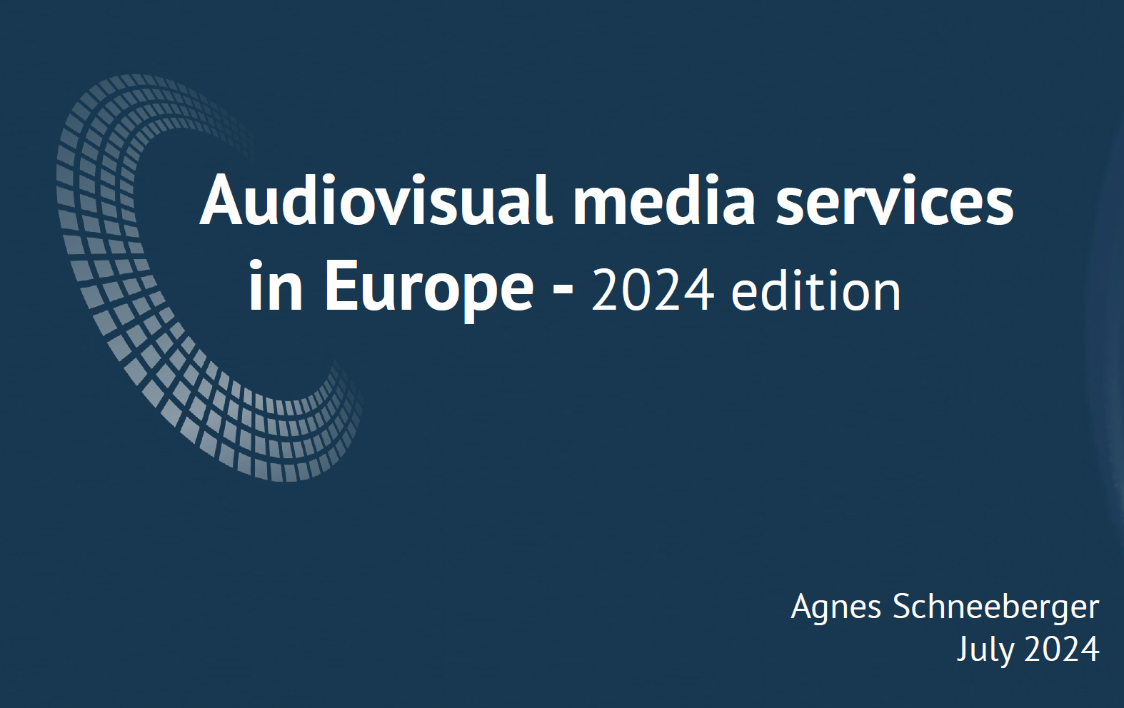 Audiovisual media services in Europe - 2024 edition