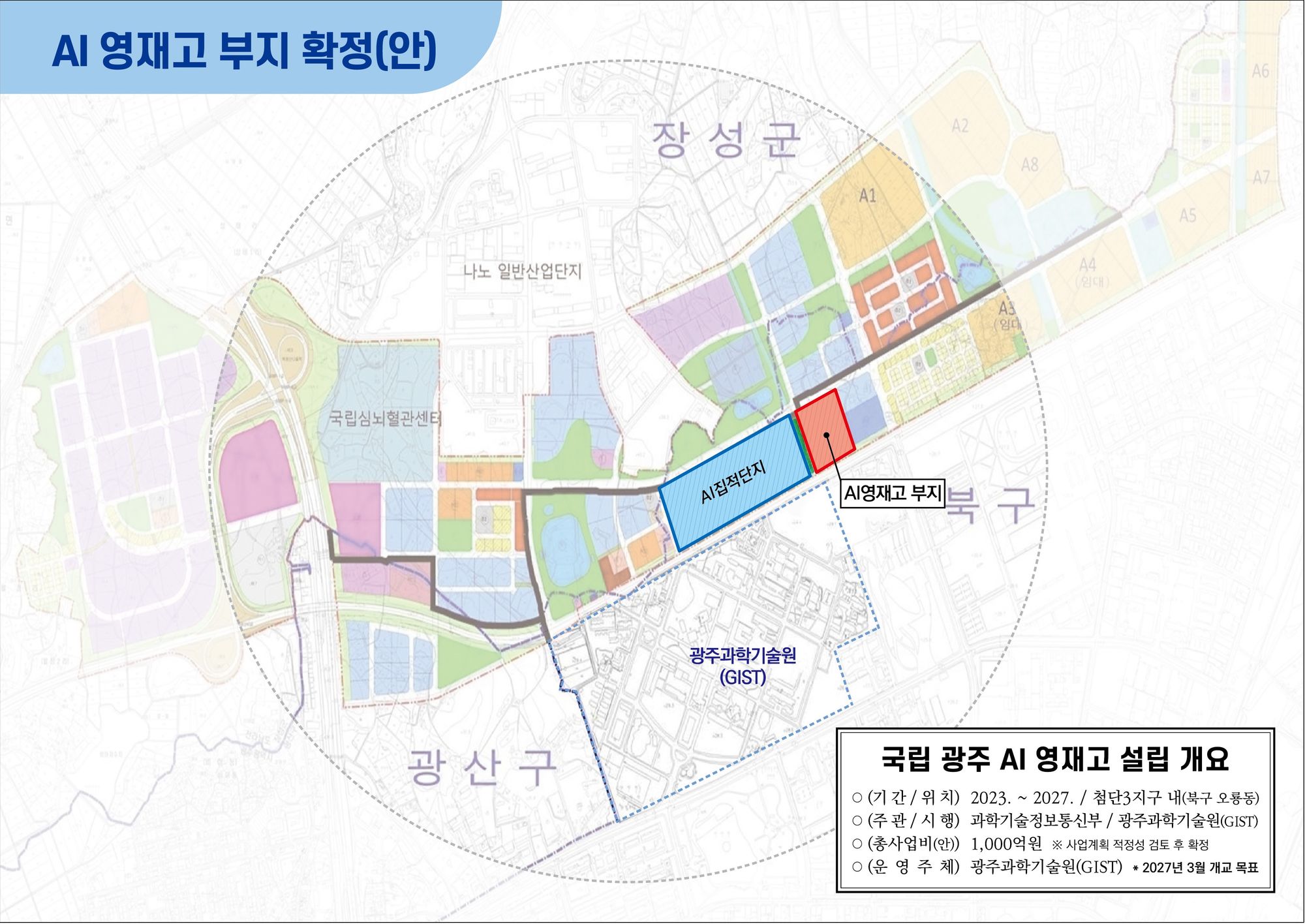 🏫 광주에 AI영재고 설립 확정, 첨단3지구 2027년 개교 목표