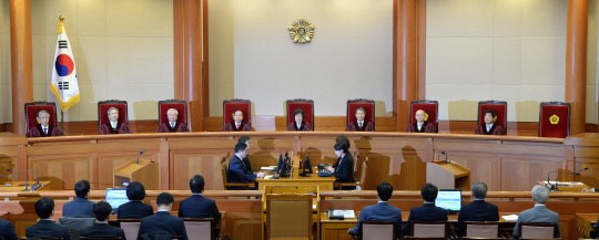 헌법재판소, 대통령 파면 결정
