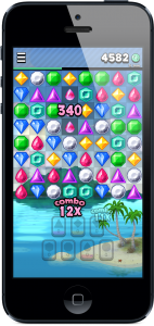 Jewels 2 on iPhone 5