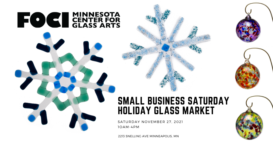 Small Business Saturday Holiday Glass Market