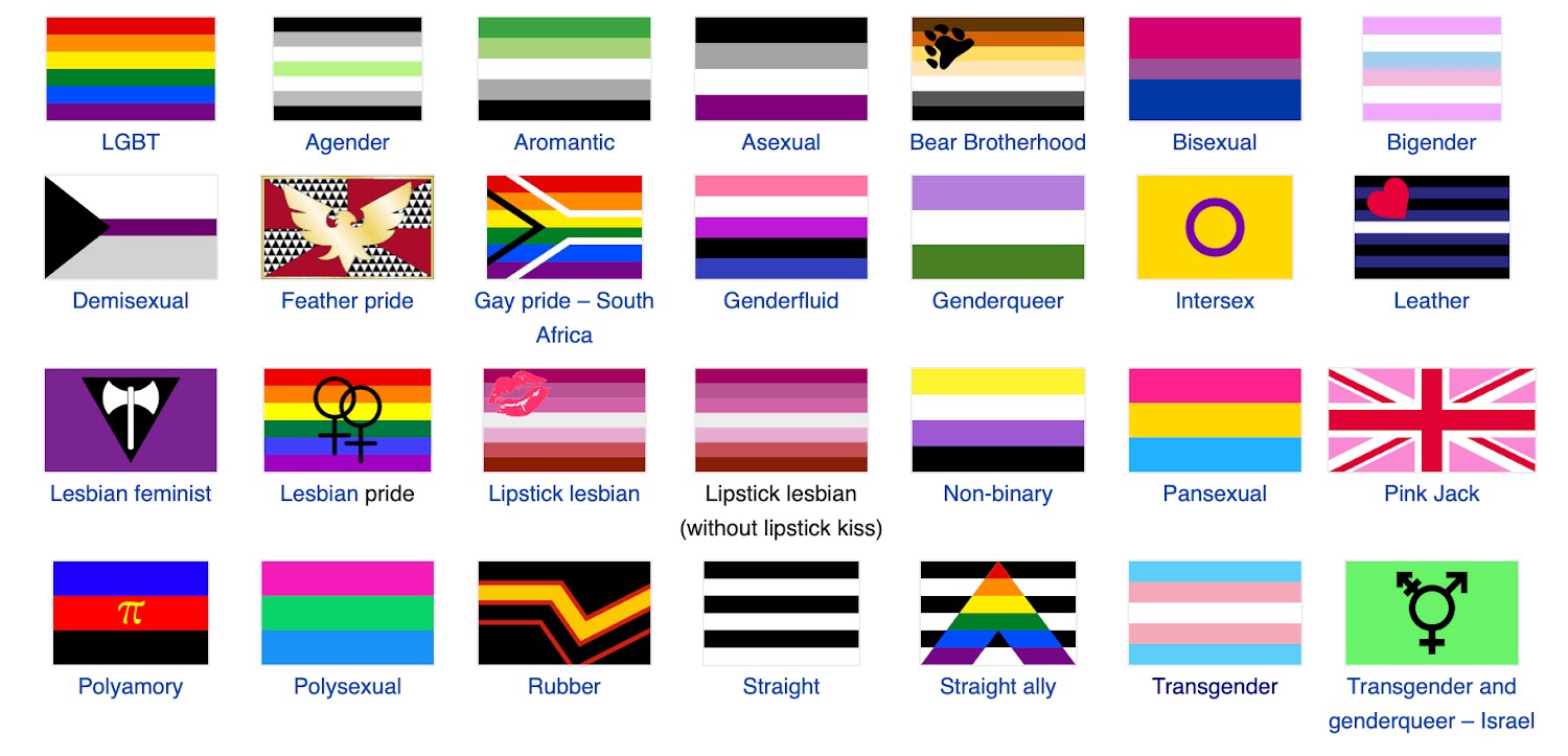 what color is the gay flag