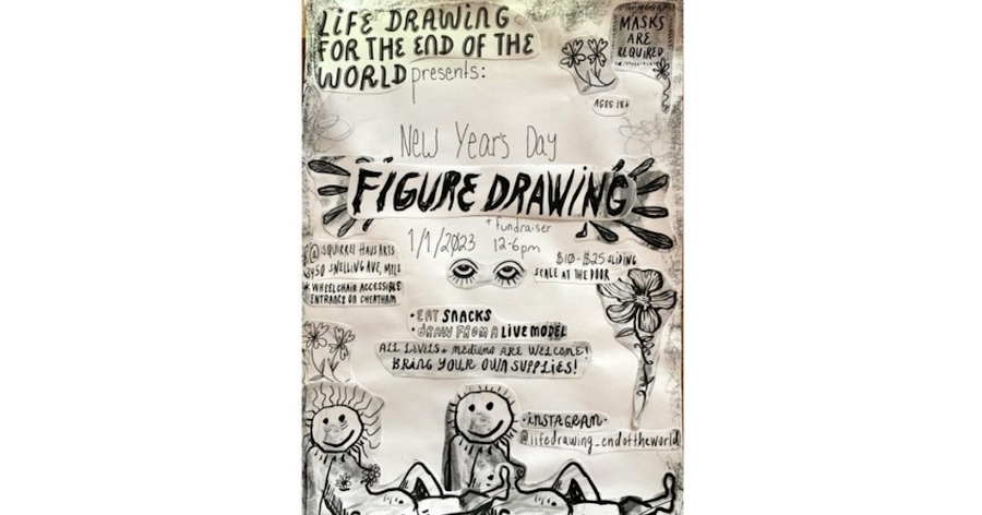 Life Drawing for the end of the World presents New Years Day