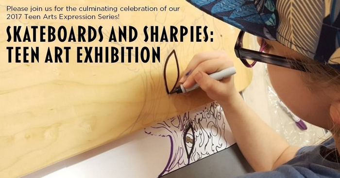 Skateboards and Sharpies: Teen Art Exhibition