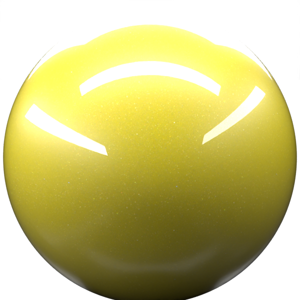 ENERGETIC YELLOW M. P. paint orb