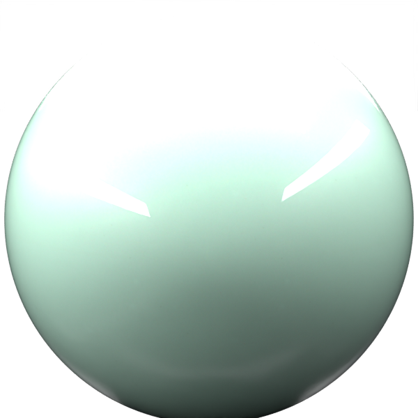 BLUISH LIGHT GREEN paint orb