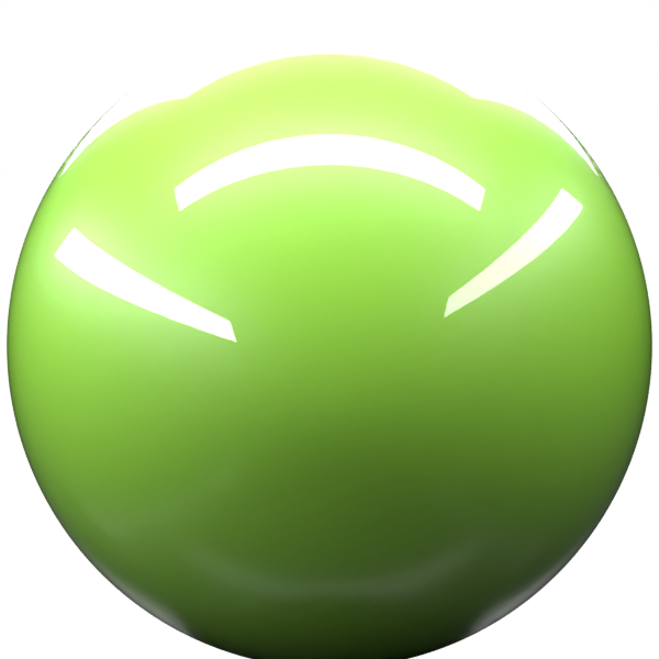 LIME GREEN-3C paint orb
