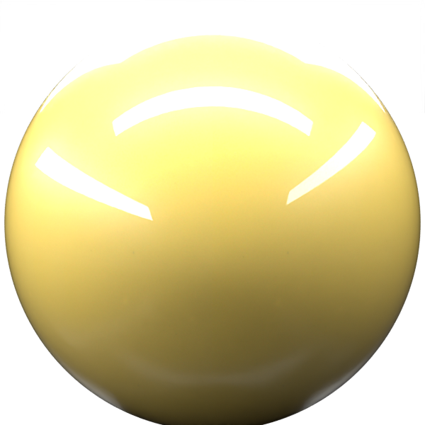 LEMON YELLOW paint orb