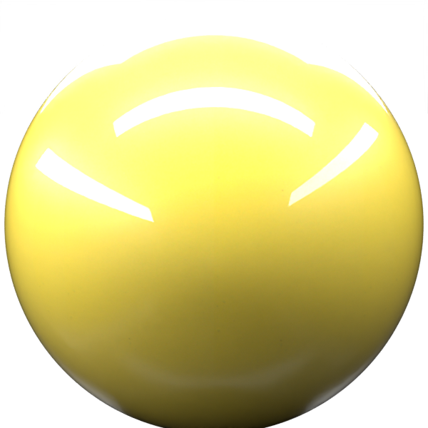 BRIGHT YELLOW paint orb