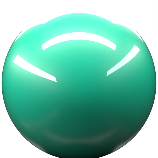 PEPPERMINT GREEN paint orb