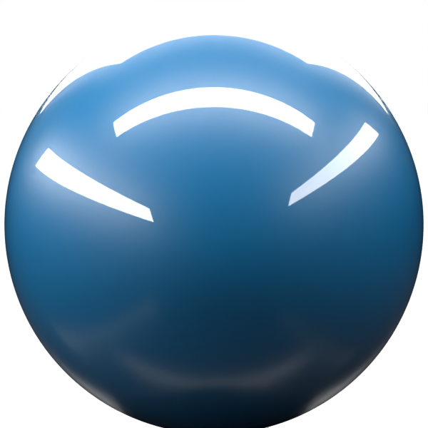 BRIGHT BLUE M. paint orb
