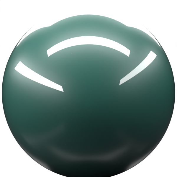 TRIDENT GREEN paint orb