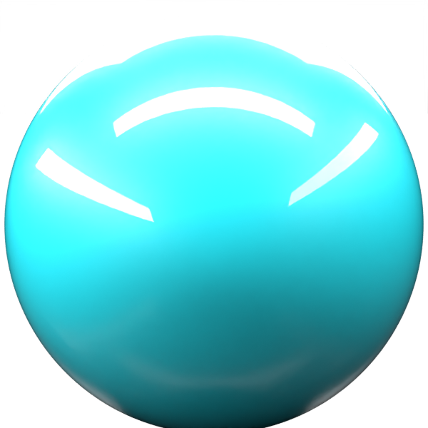 LIGHT BLUE paint orb