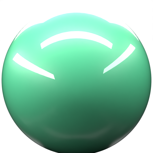 PANTONE 3262C GREEN paint orb