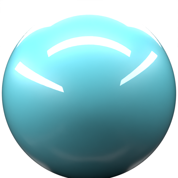 ANGEL BLUE M. paint orb