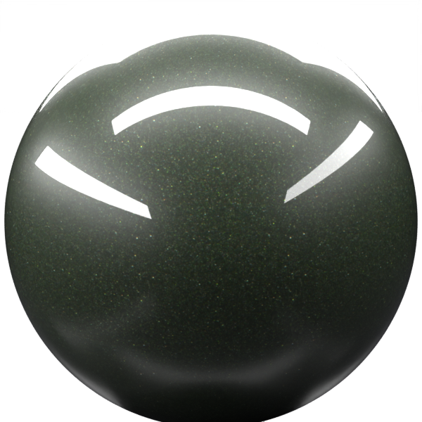 GREEN M. paint orb