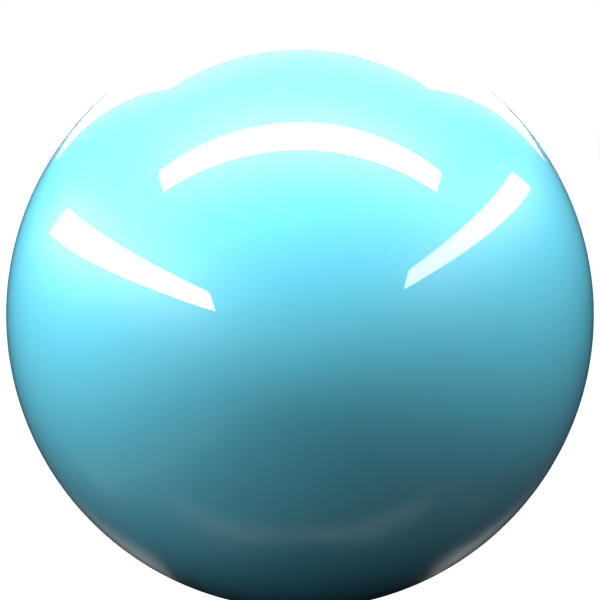 LIGHT BLUE paint orb