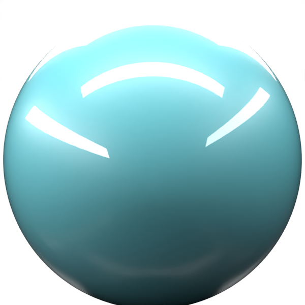 LIGHT BLUE M. paint orb