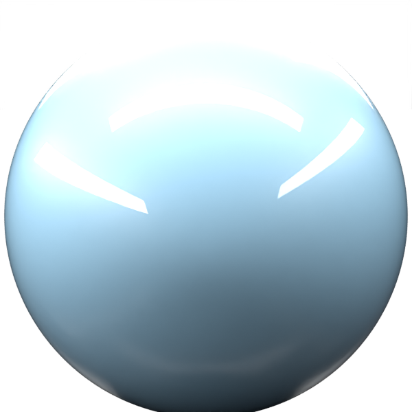 CORNFLOWER BLUE paint orb