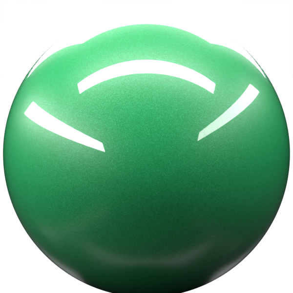 GREEN M. P. paint orb