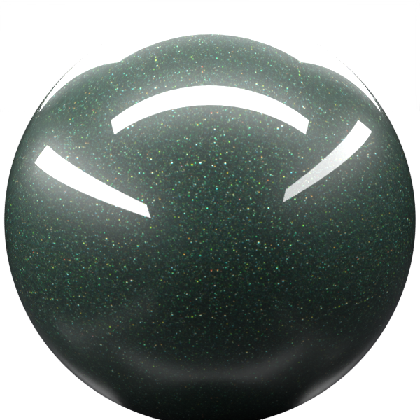 MEDIUM MEANDER GREEN M. paint orb