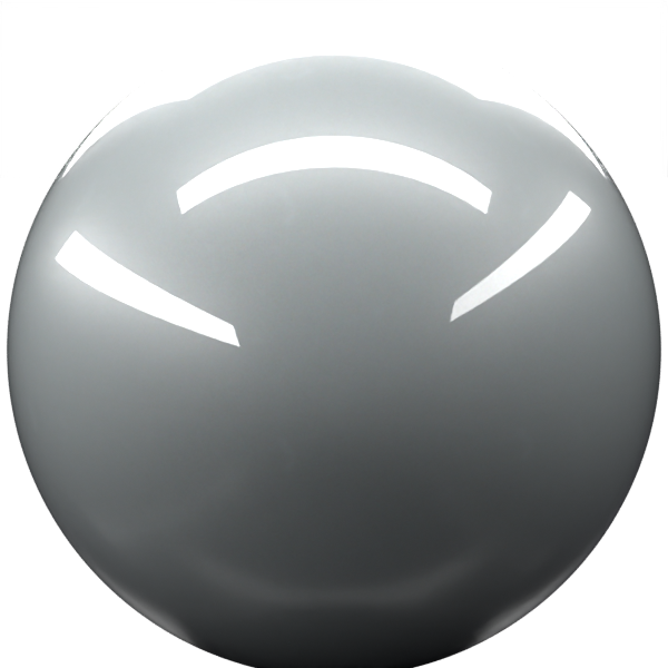 MEDIUM SILVER M. paint orb