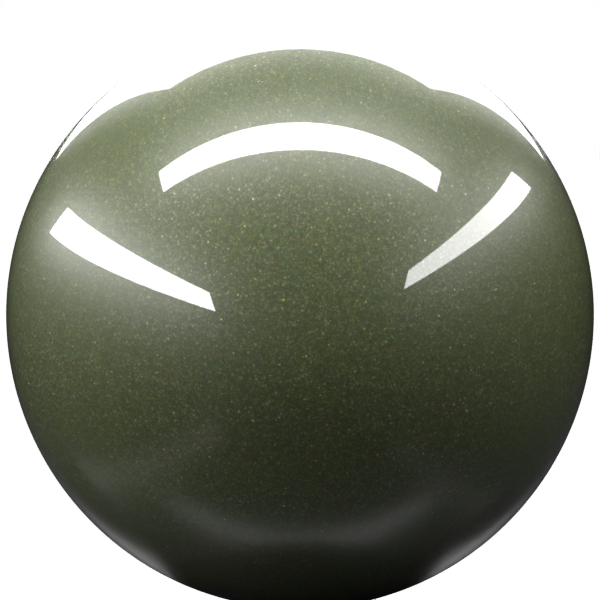 GREEN M. paint orb