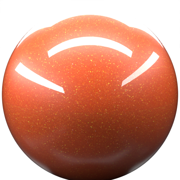 ORANGE NACRE paint orb