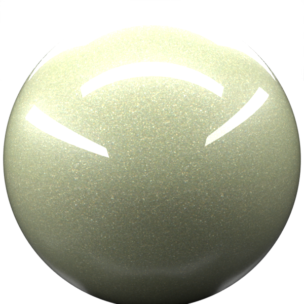 YELLOW GREEN M. paint orb