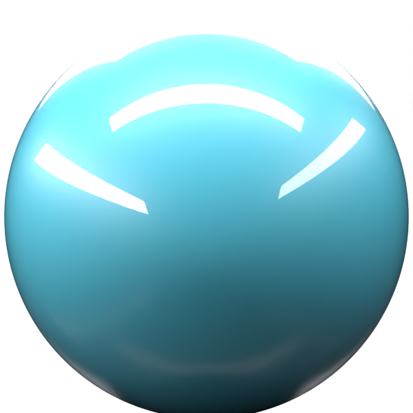 CORAL BLUE M. paint orb