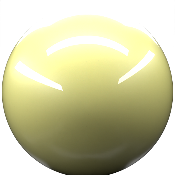 YELLOW GREEN paint orb