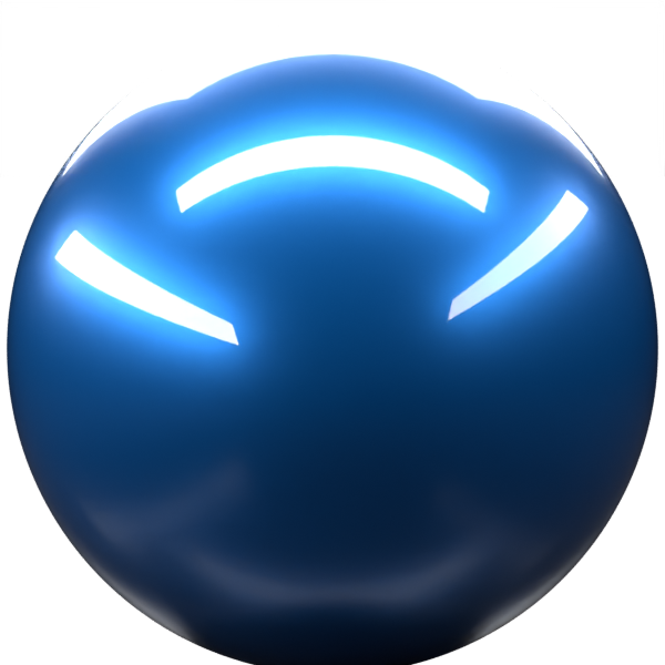 BLUE M. - 3C paint orb