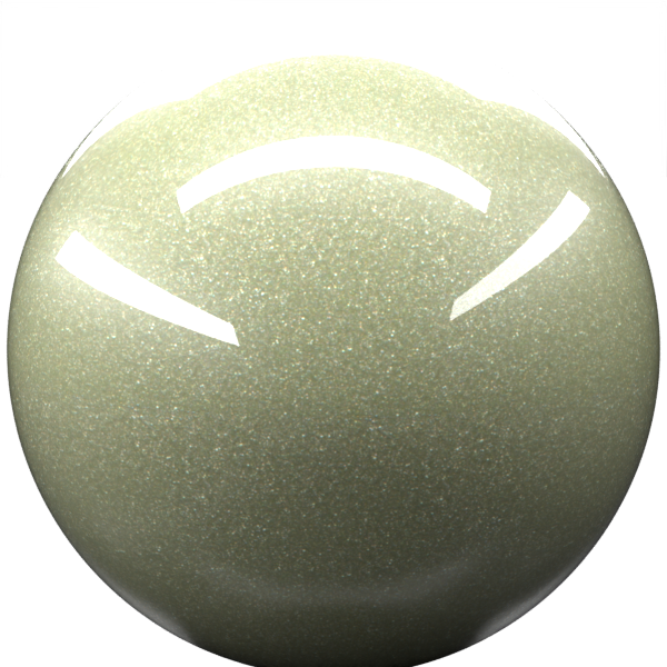 GREEN M. paint orb