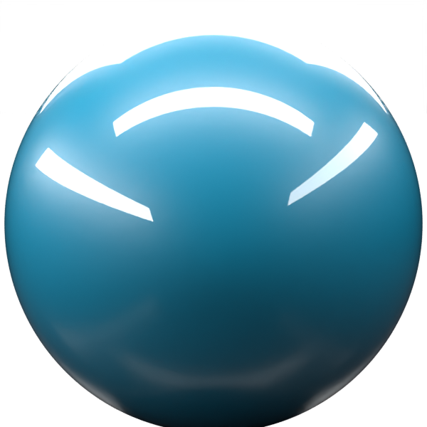 BLUE GREEN M.-2C paint orb