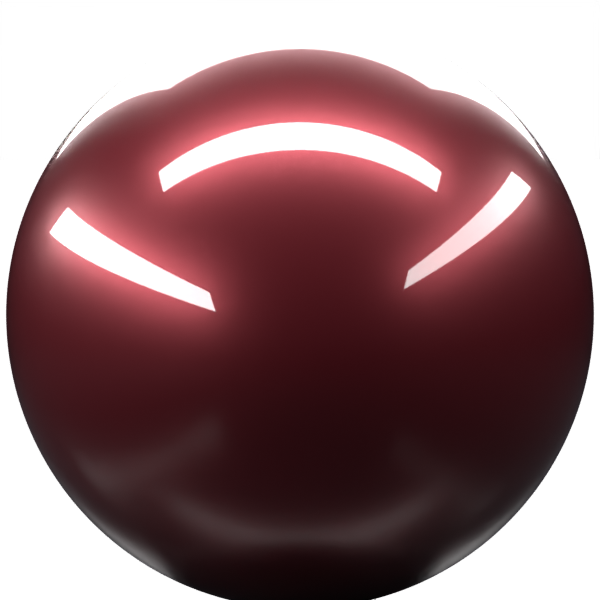 CRANBERRY RED M. paint orb