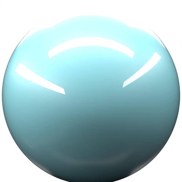HAZE BLUE M. paint orb