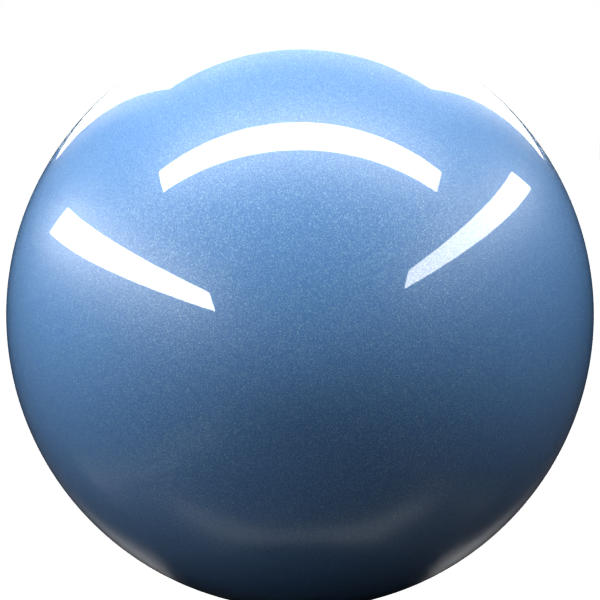 LUSTER BLUE P. M. paint orb