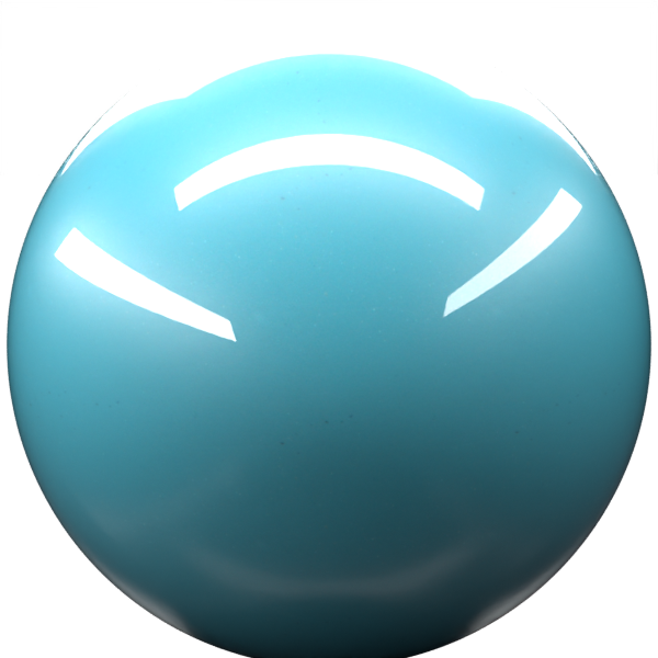 TORQUOISE X. paint orb