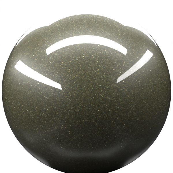 GREEN M. paint orb