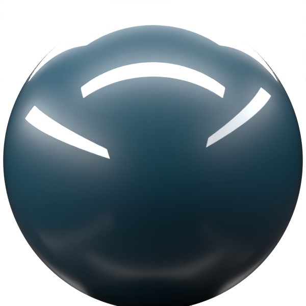 DARK TEAL BLUE paint orb