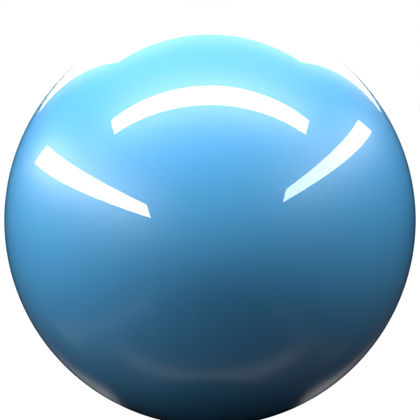 BLUE paint orb