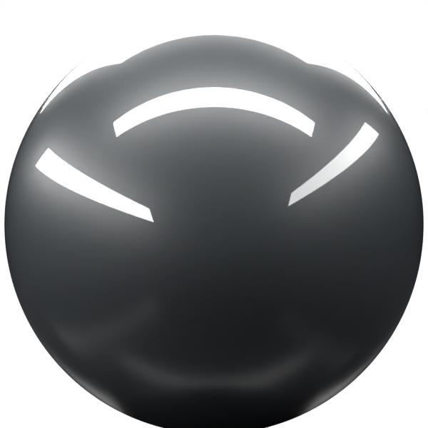 MEDIUM SPIRAL GRAY paint orb