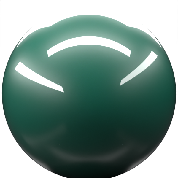 DARK EMERALD GREEN paint orb