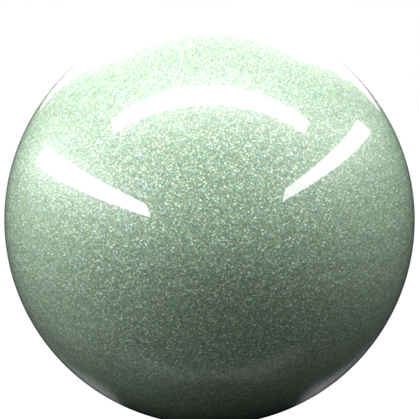 CRYSTAL GREEN M. paint orb