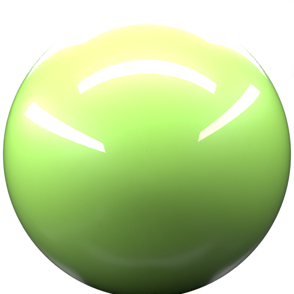 BRIGHT GREEN paint orb